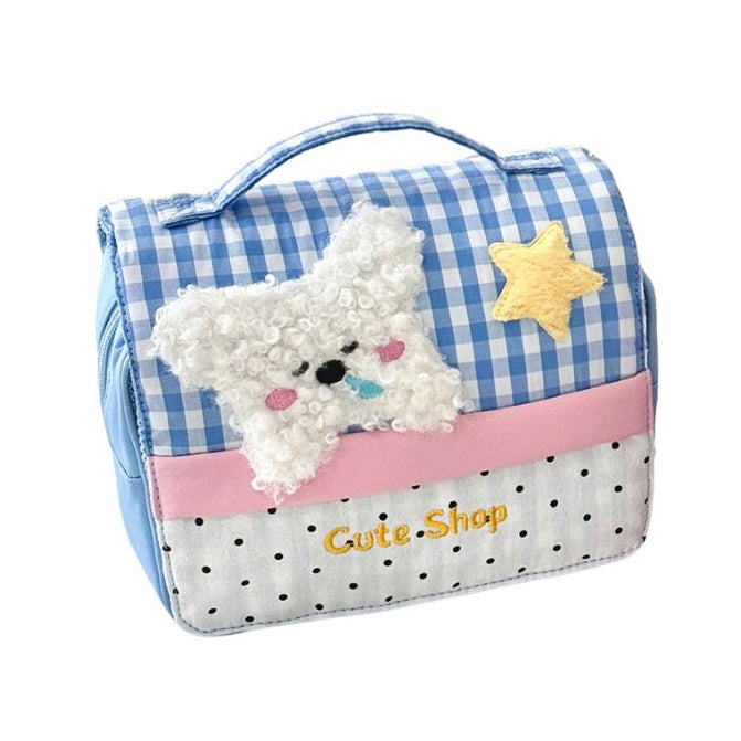 Fluffy Puppy Cosmetic Bag