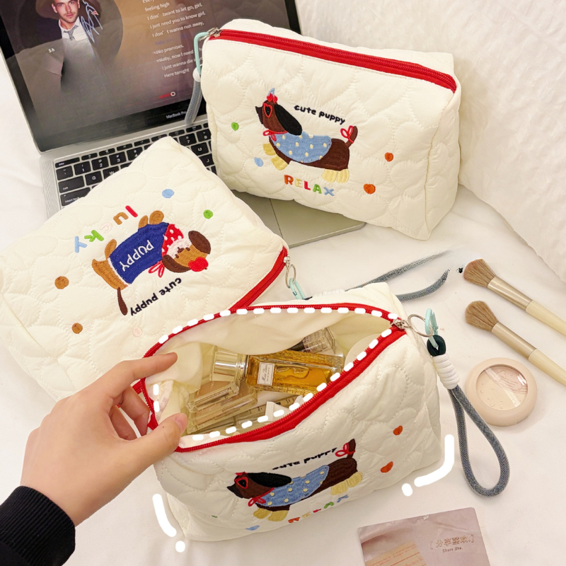 Cute Puppy Cosmetic Bag — product image 2