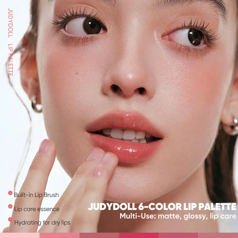 JUDYDOLL 6-Color Multi-Use Lip Palette — product image 2