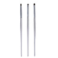 Silver Handle Eyeshadow Brush Set – 3 Piece