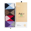 Women's Argyle Socks Gift Box – 4 Pairs