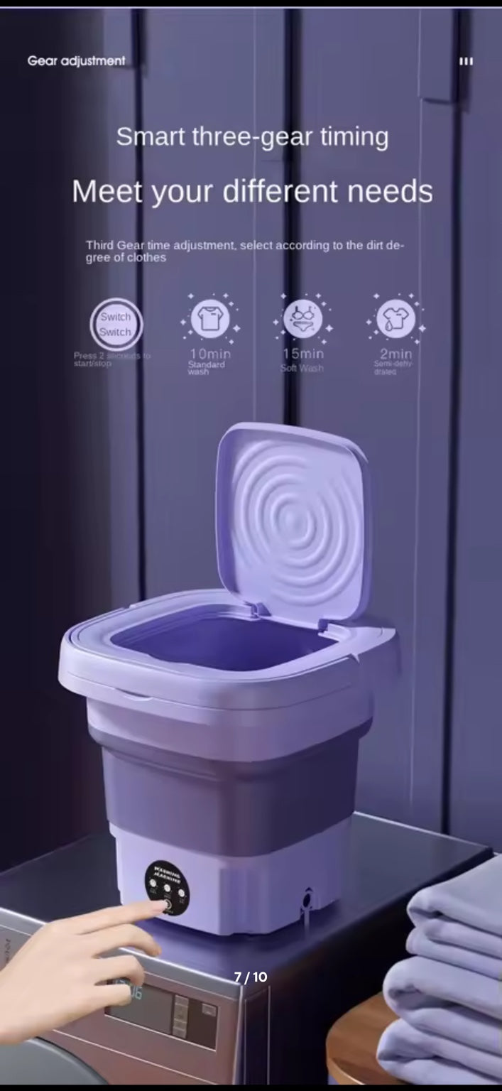 Portable washer 3 timer modes