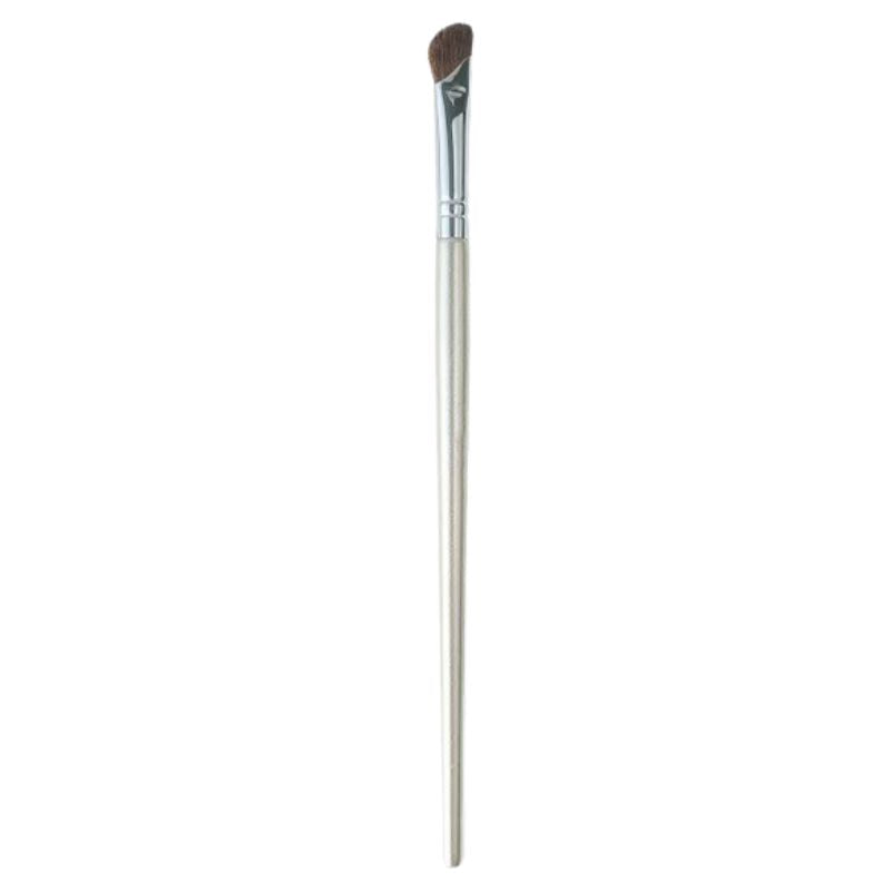 Silver Handle Angled Contour Brush