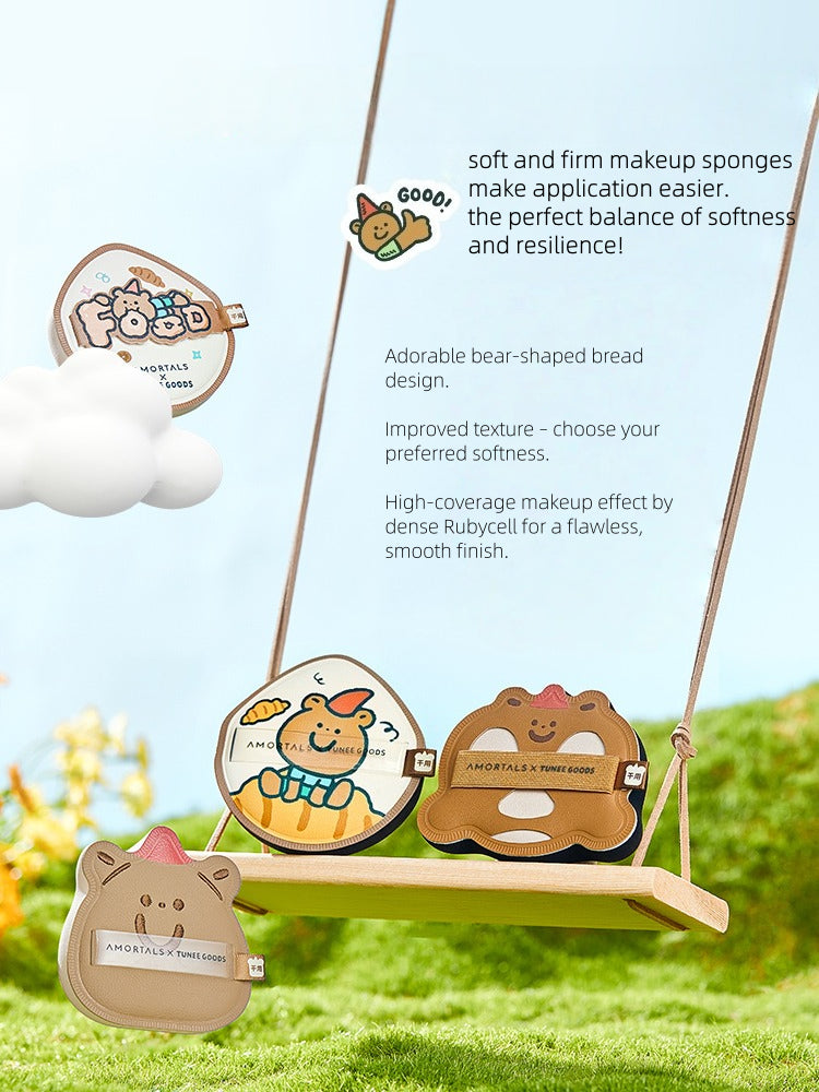 AMORTALS x TUNEE GOODS Bear Bear Makeup Sponge Set — product image 2