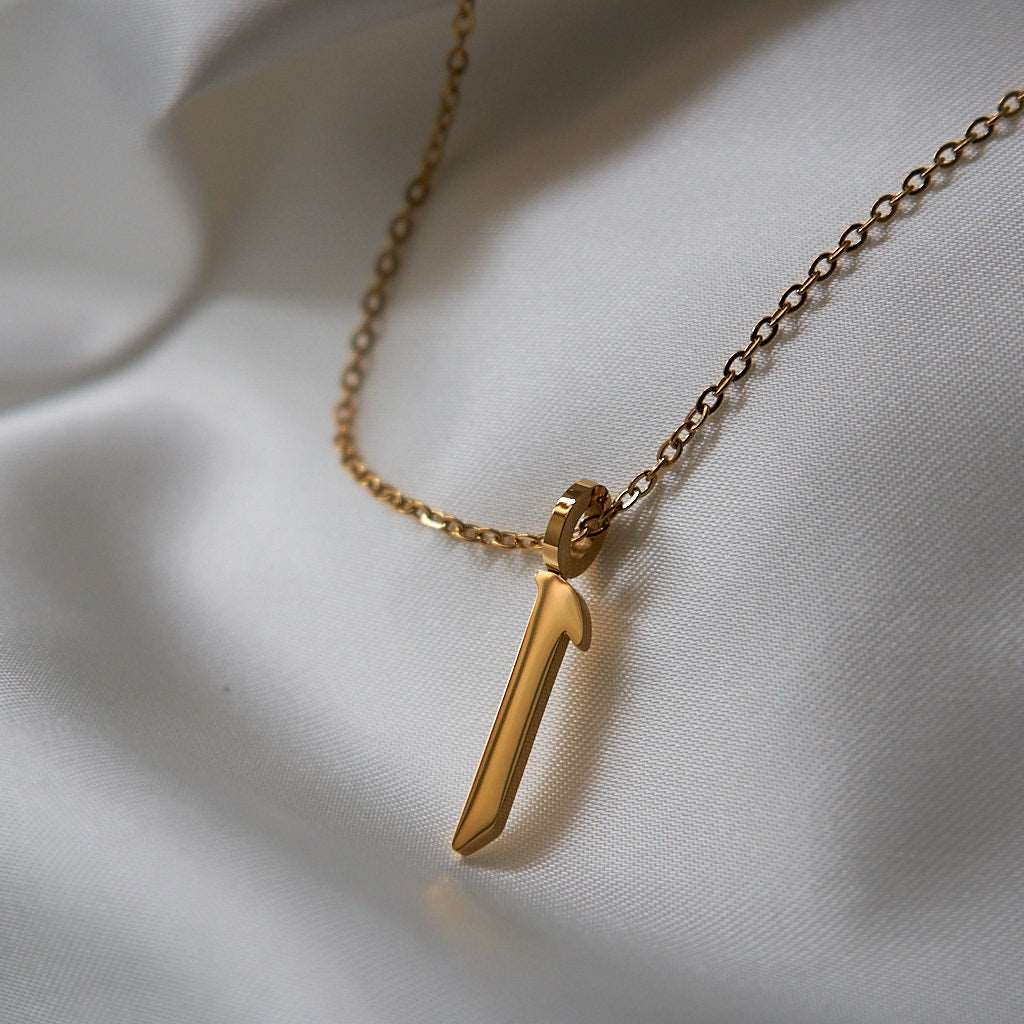 Arabic Initial Necklace — product image 2