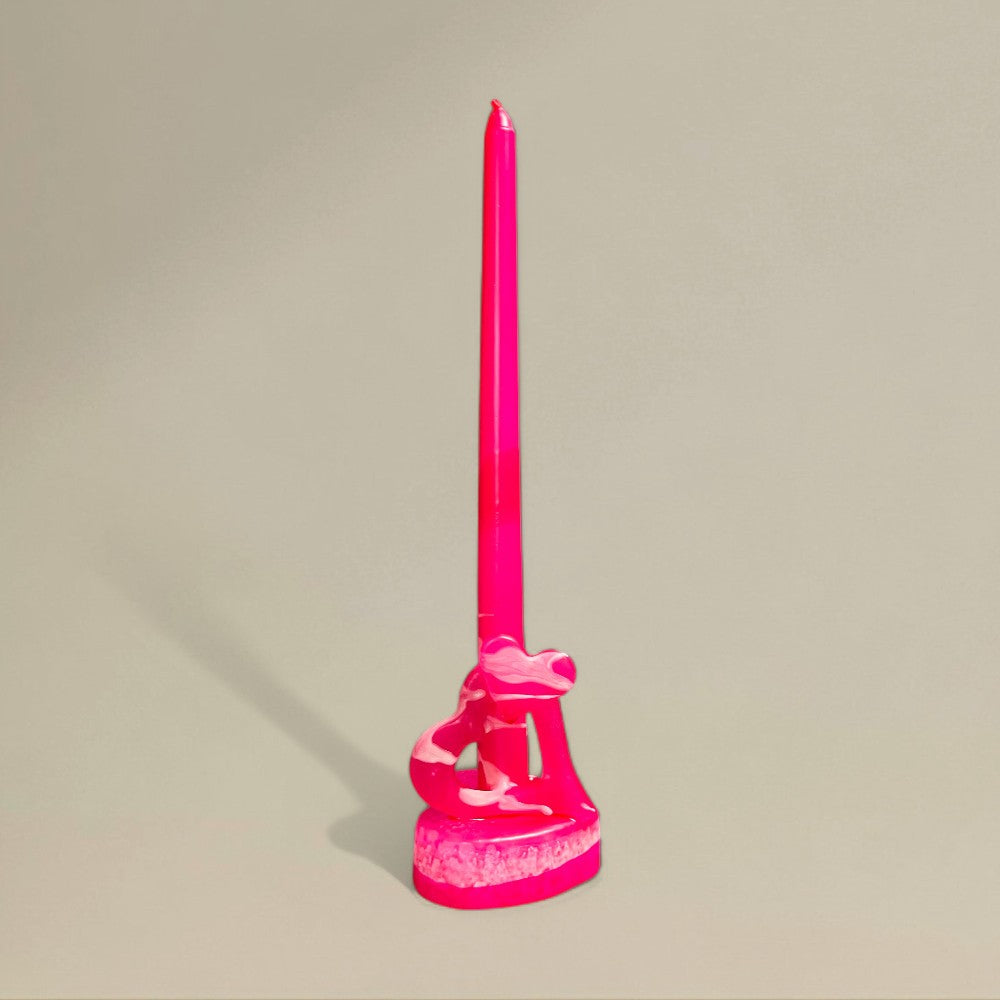 Heart-Base Taper Candle – Romantic Gift — product image 2