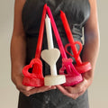 Heart-Base Taper Candle – Romantic Gift