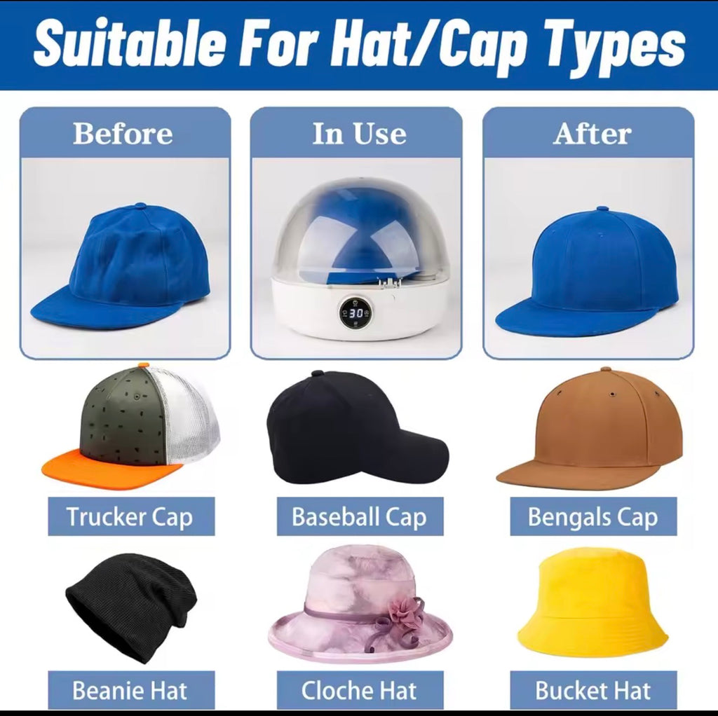 Cap drying and care machine