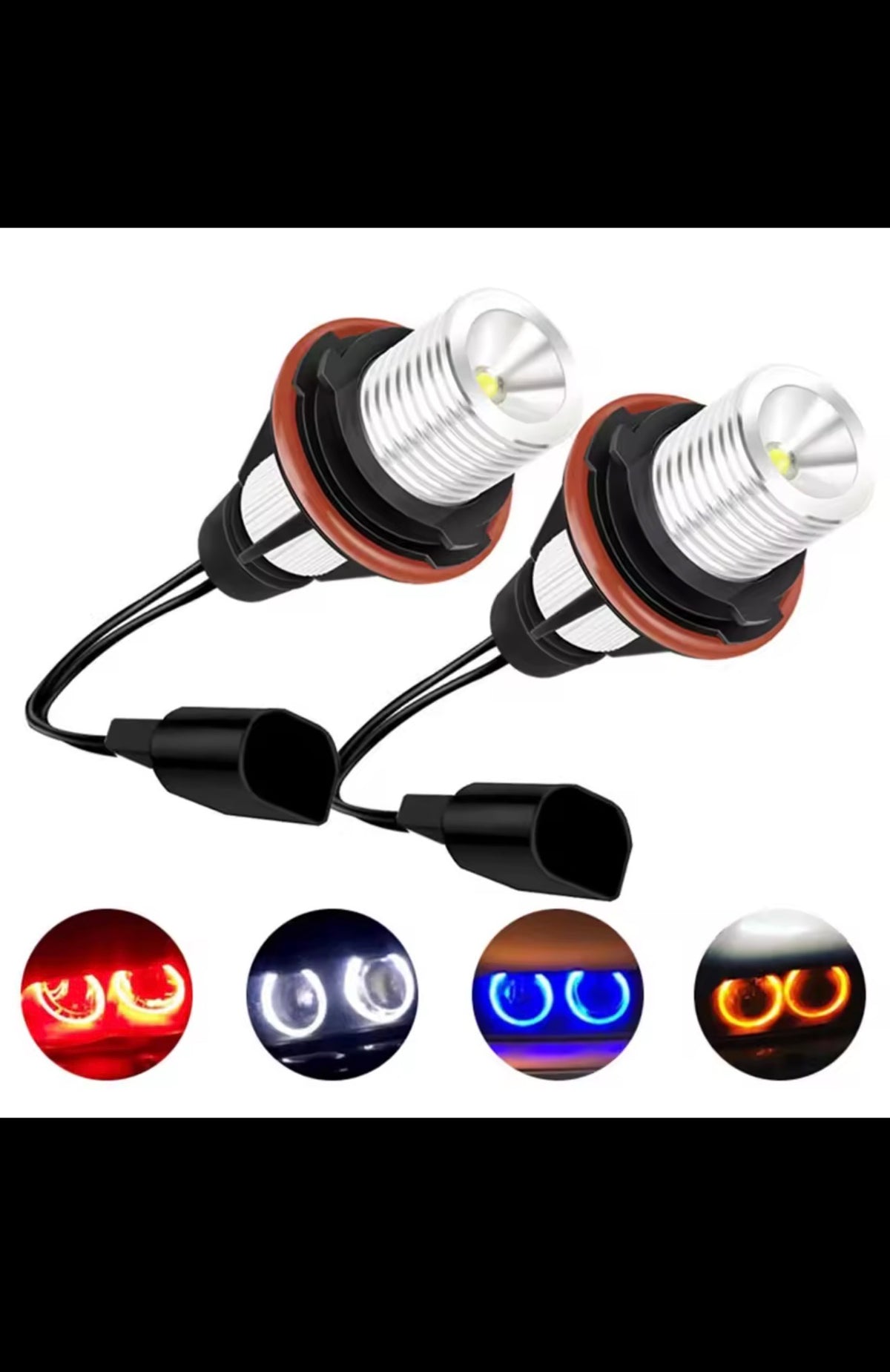 BMW Angel Eyes two piece set with four colour examples