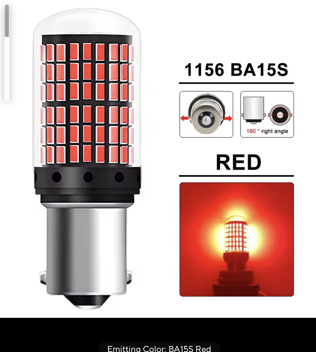 1156 BA15S Red LED bulb