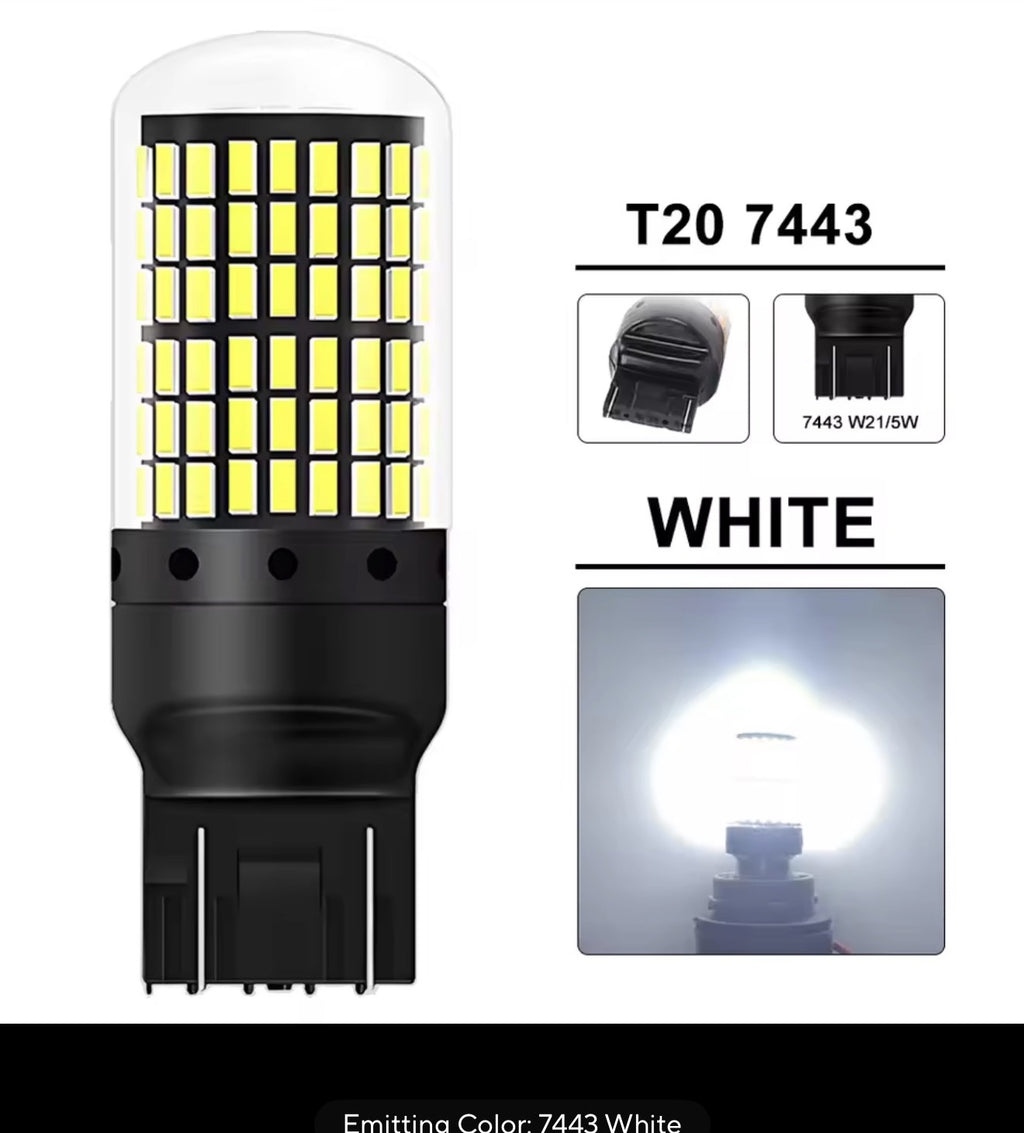 T20 7443 White LED bulb