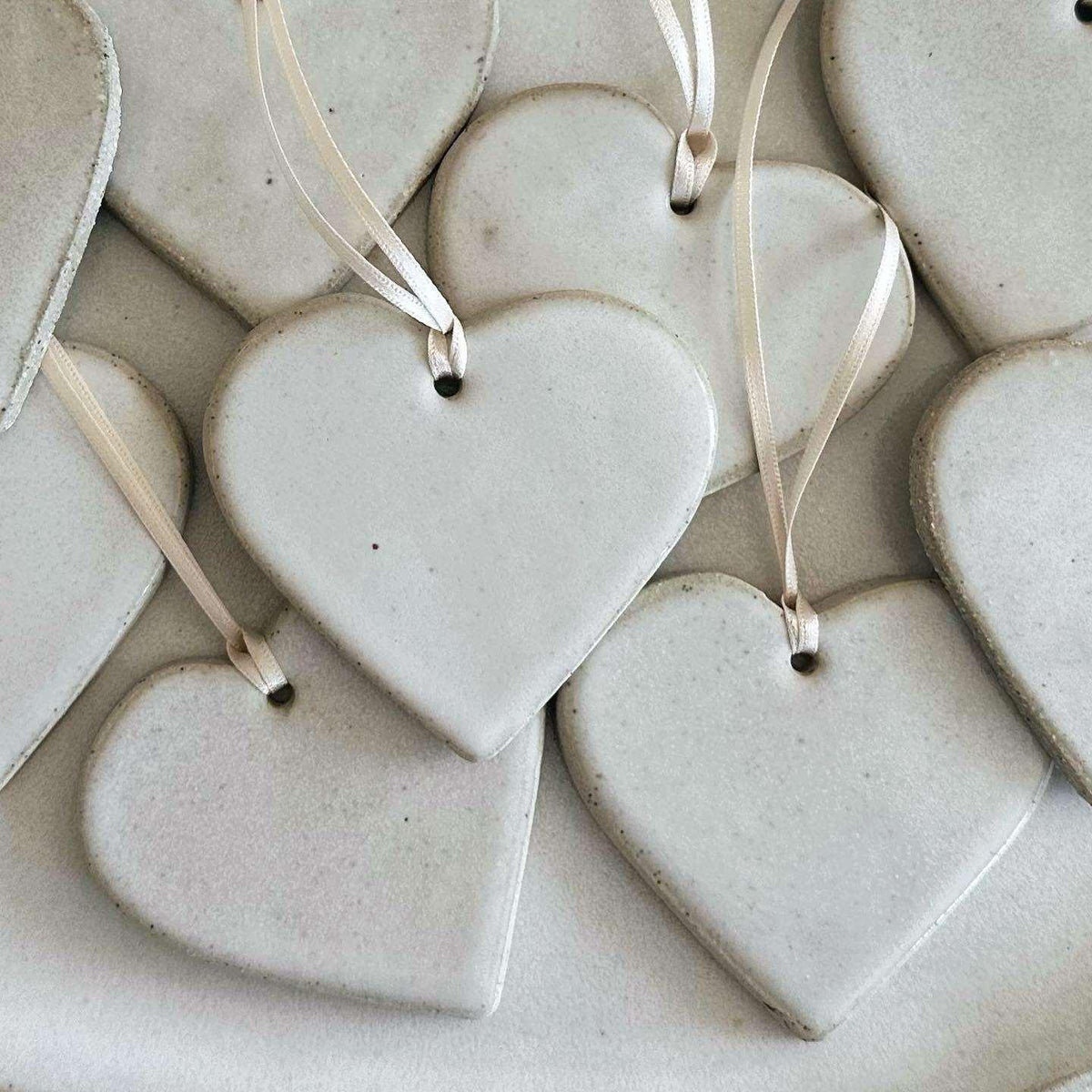 Handcrafted Ceramic Heart or Star Decoration — product image 5
