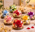 LED Forever Rose in Glass Dome colour collection