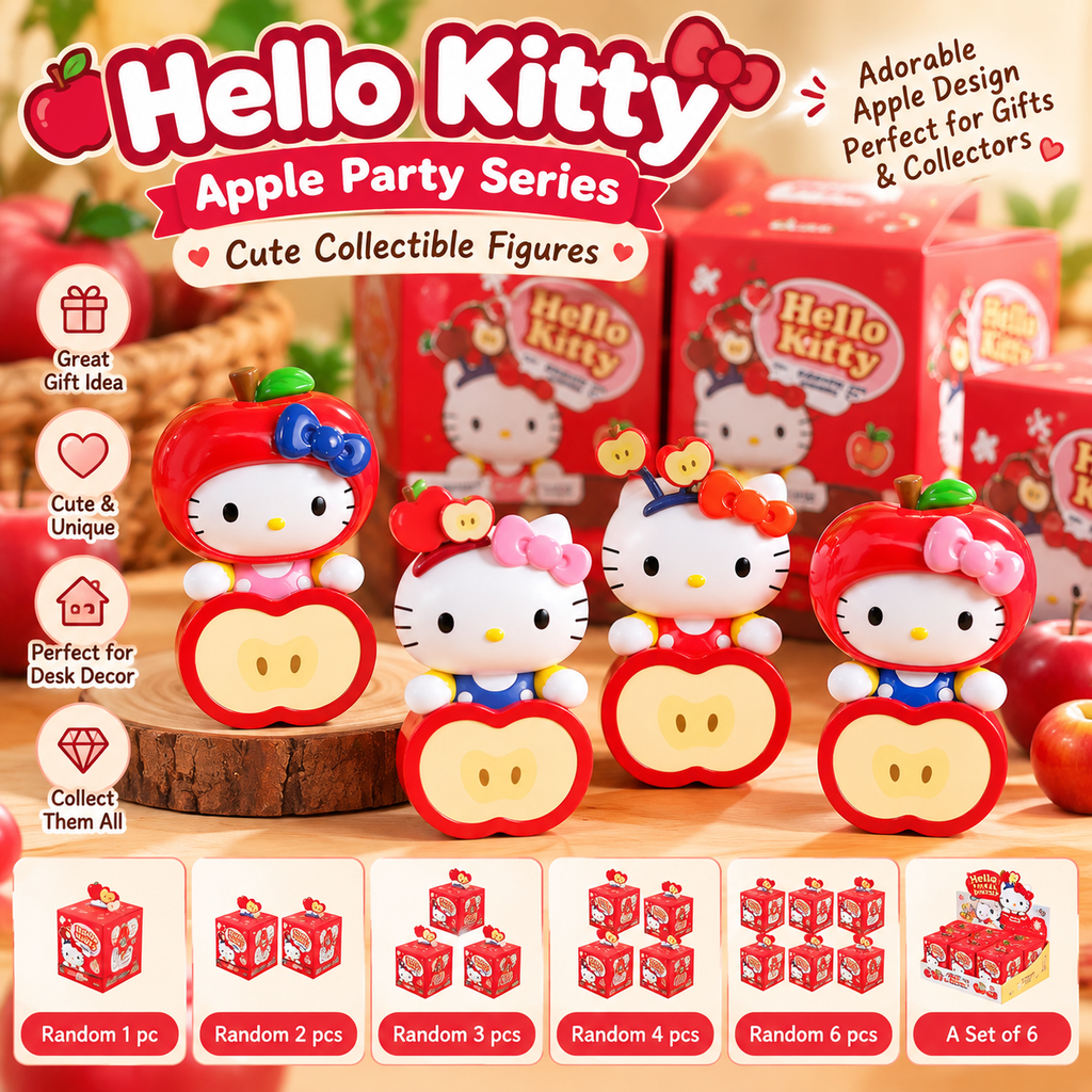 Hello Kitty Apple Party collectible figures and purchase options