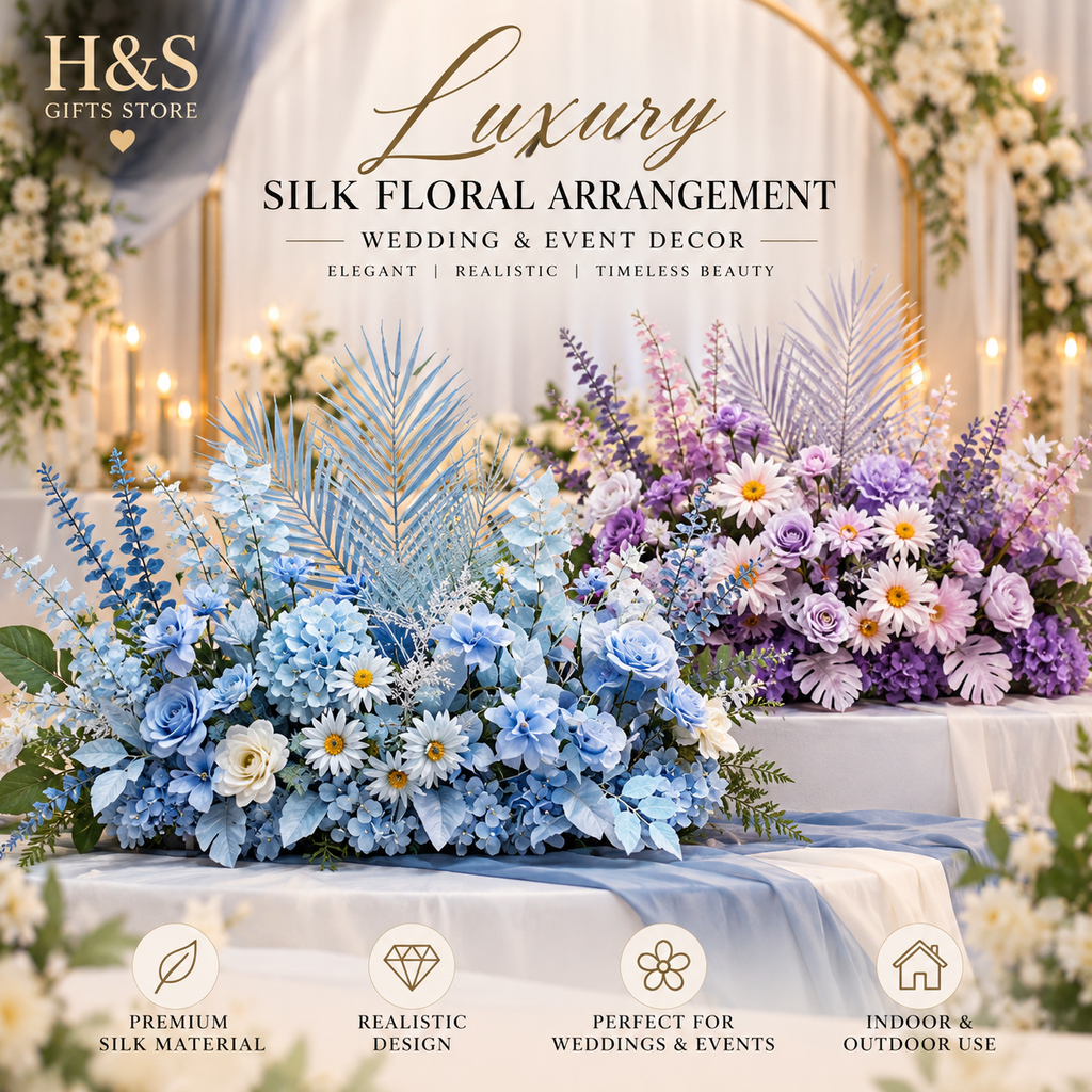 H&S Gifts luxury silk floral arrangement for weddings and events