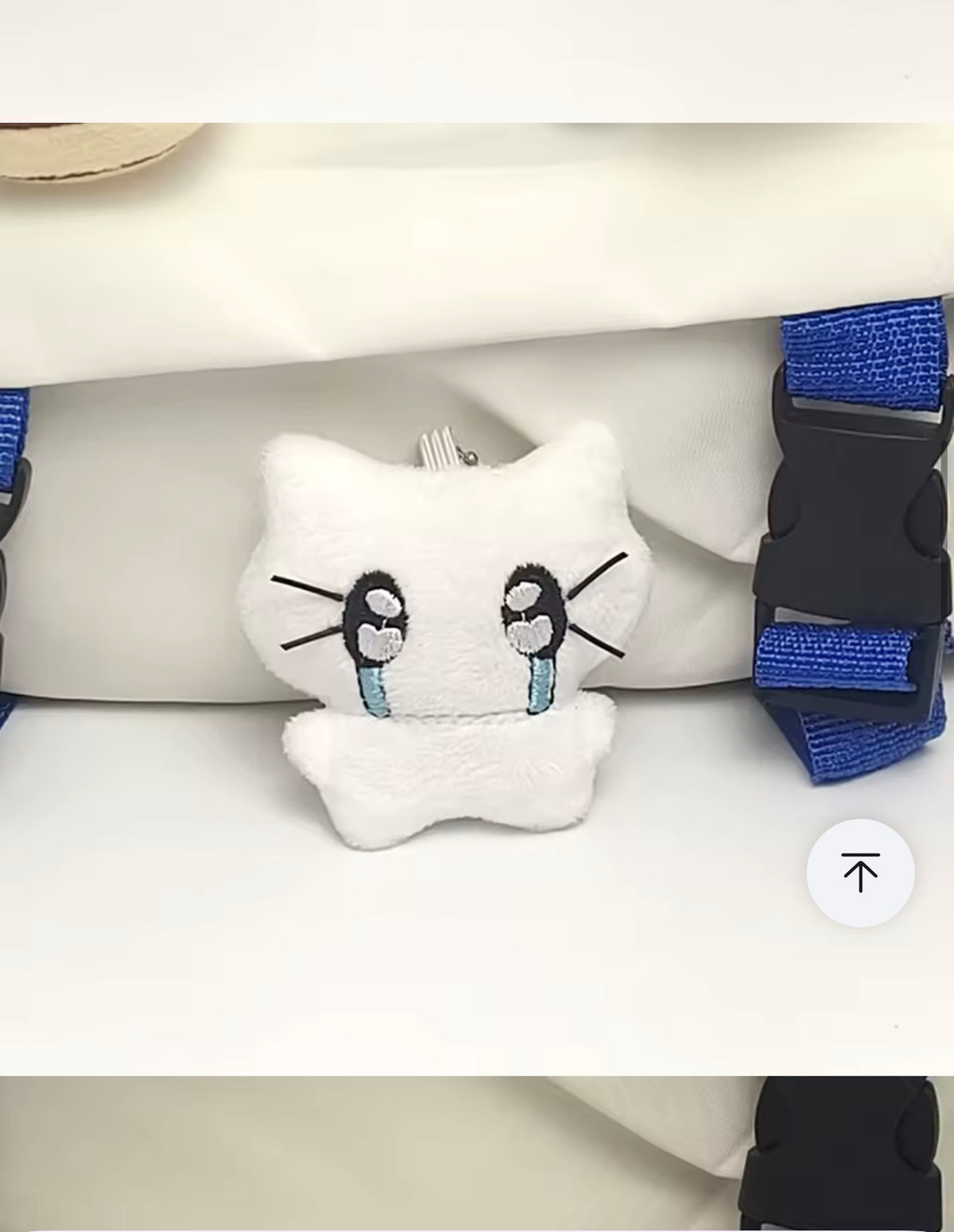 A19-2 teary-eyes kitten plush keychain