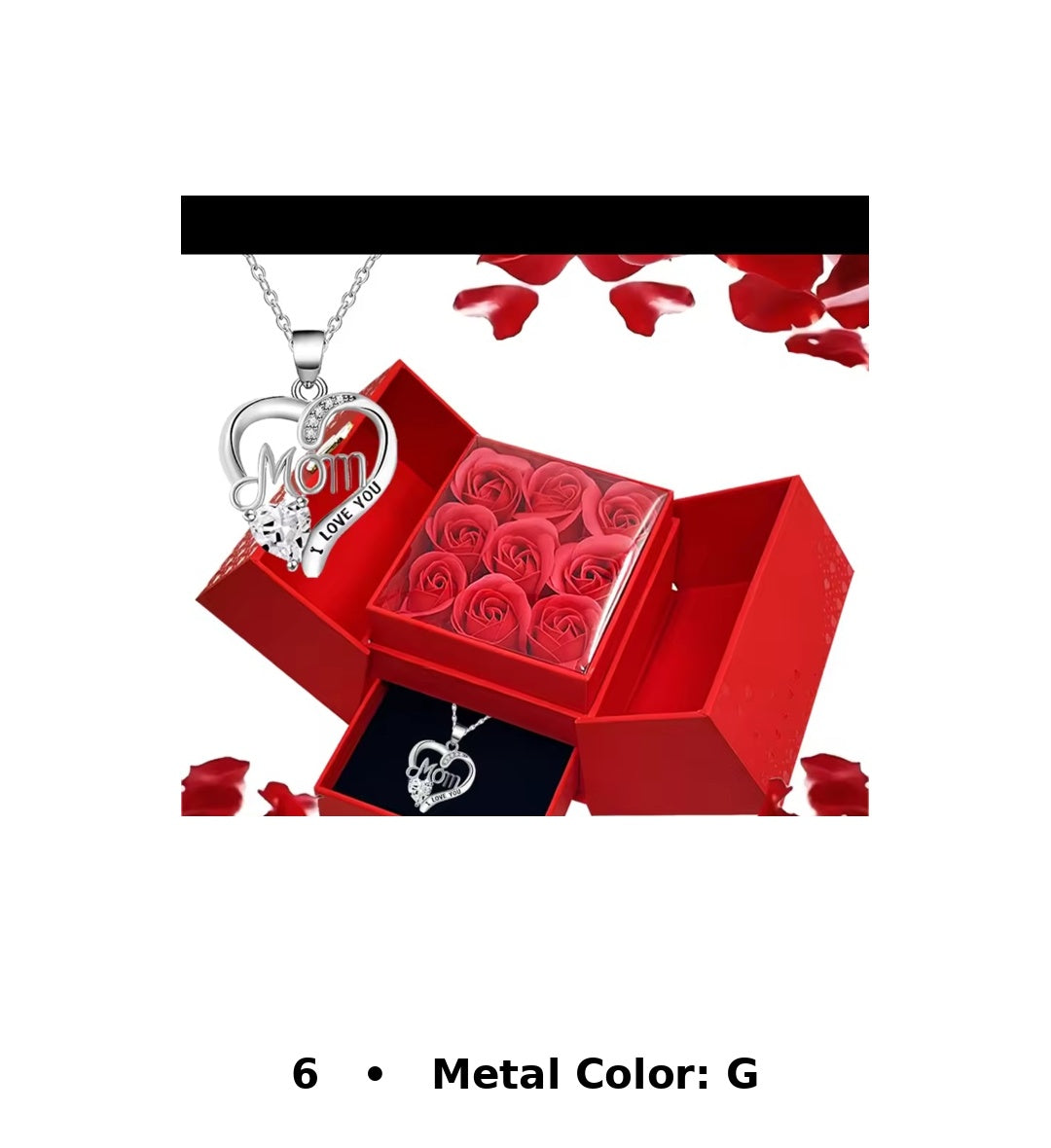 Necklace option 6 - Metal Color G