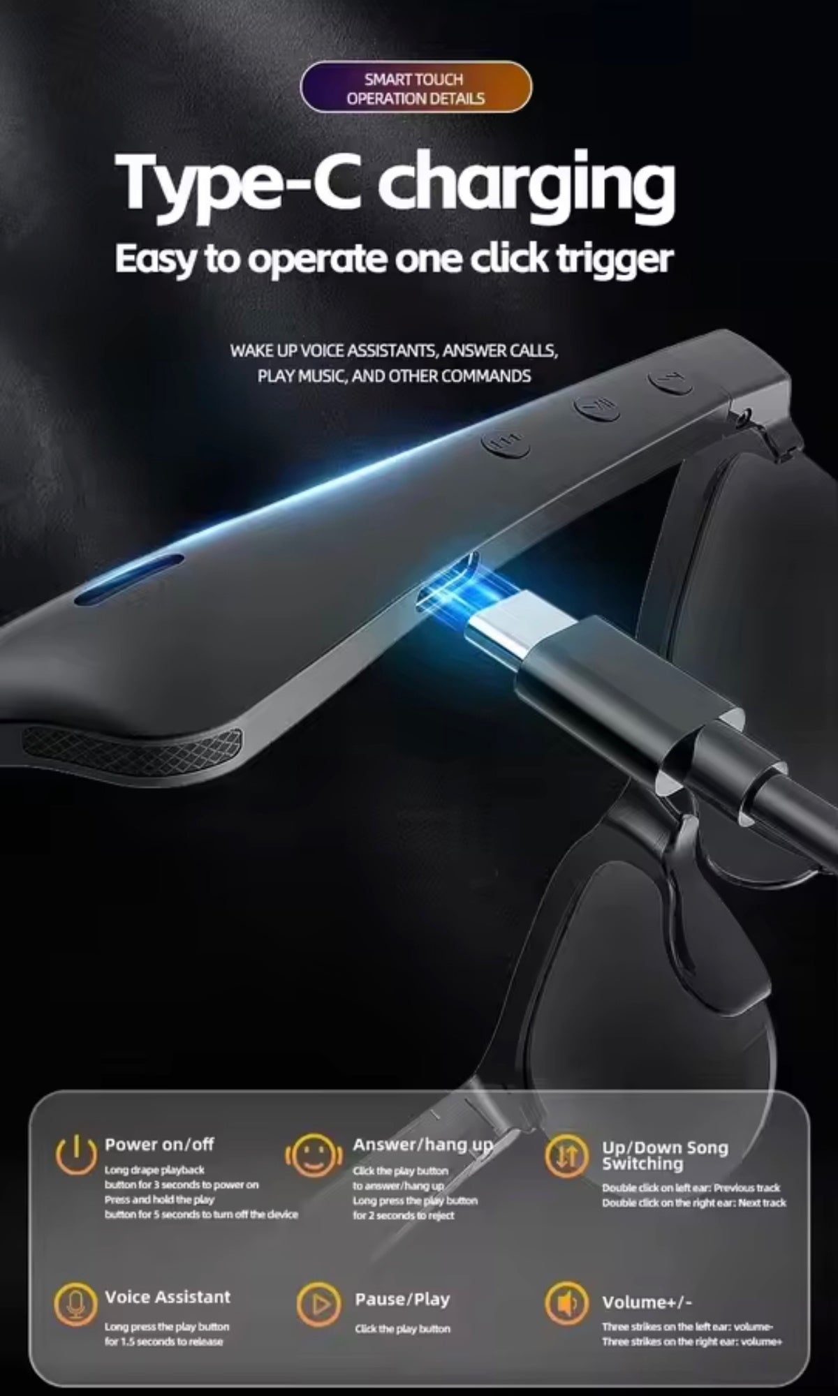 XG88 Pro USB-C charging and controls